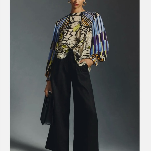 Anthropologie Bl^nk Miranda peasant blouse 👚 - Picture 4 of 7